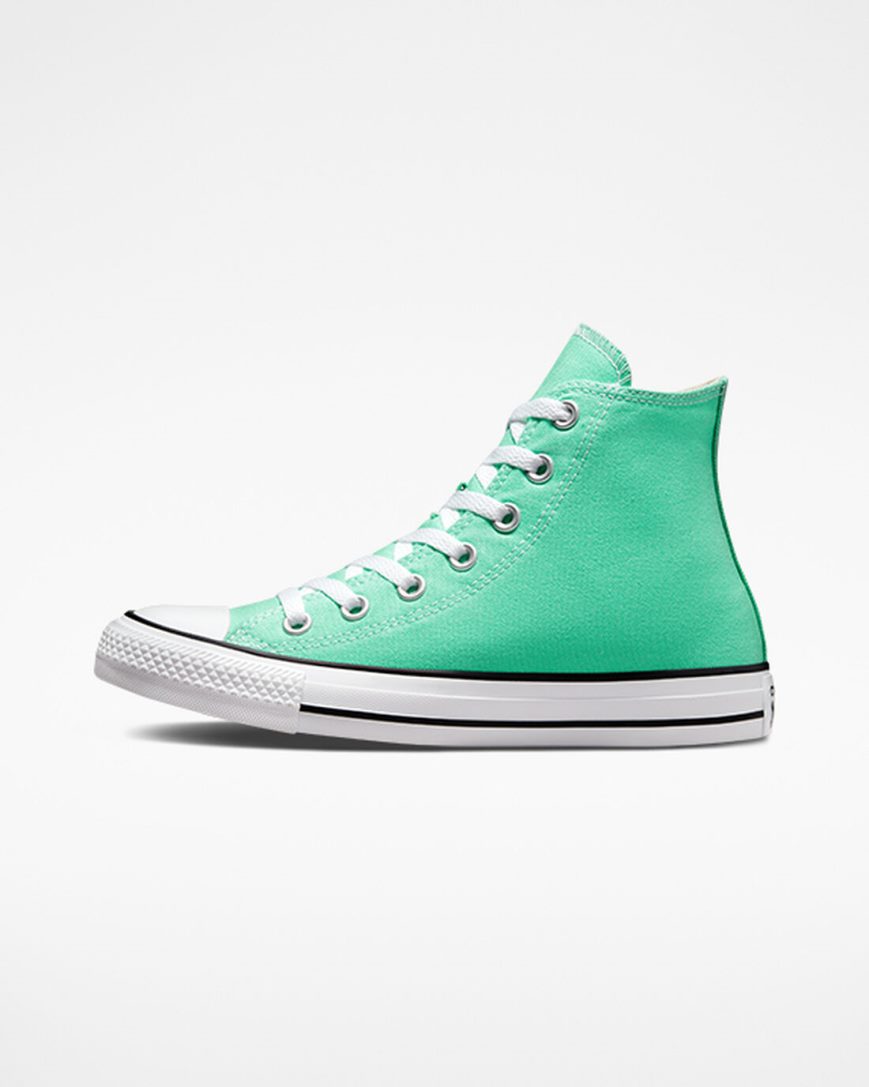 Tenisi Inalti Barbati Converse Chuck Taylor All Star Seasonal Color Turcoaz Albi Negrii | RO FDSR0230